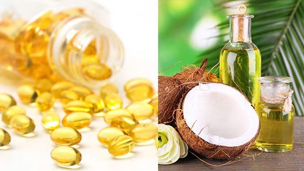 dầu dừa và vitamin e