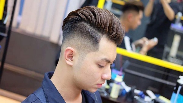 tóc ngắn nam Pompadour cổ điển