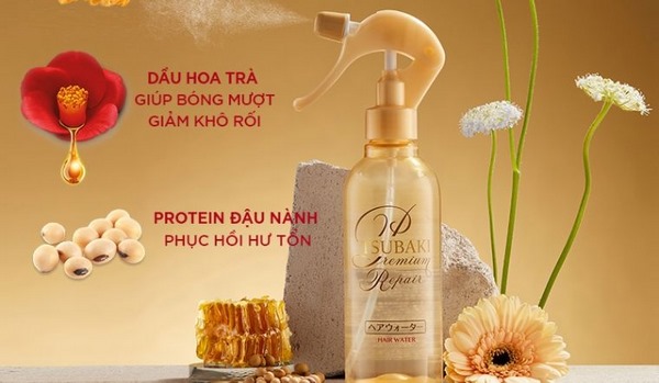 tác dụng xịt của dưỡng tóc tsubaki