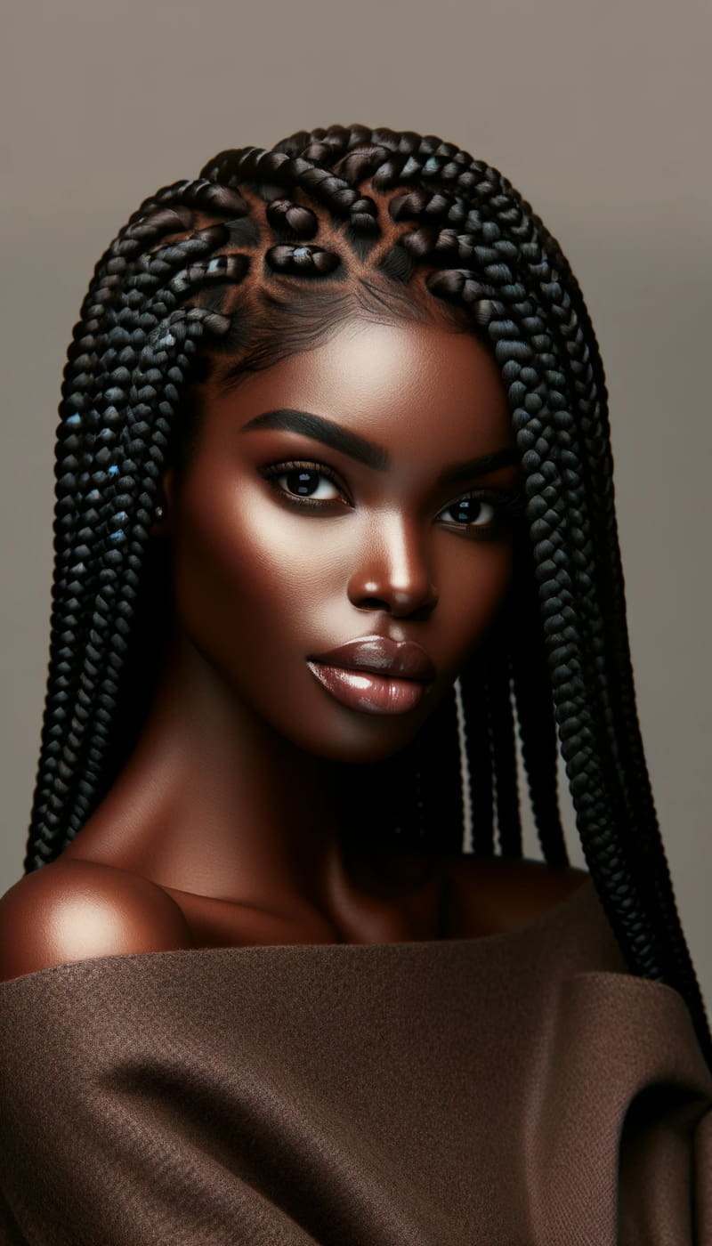 Fulani braids: