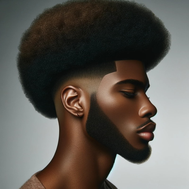 Low Fade với Afro