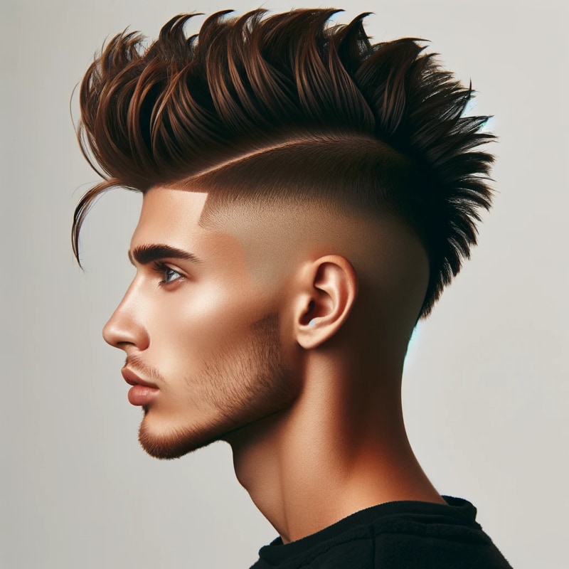 Tóc Mohican kết hợp Undercut