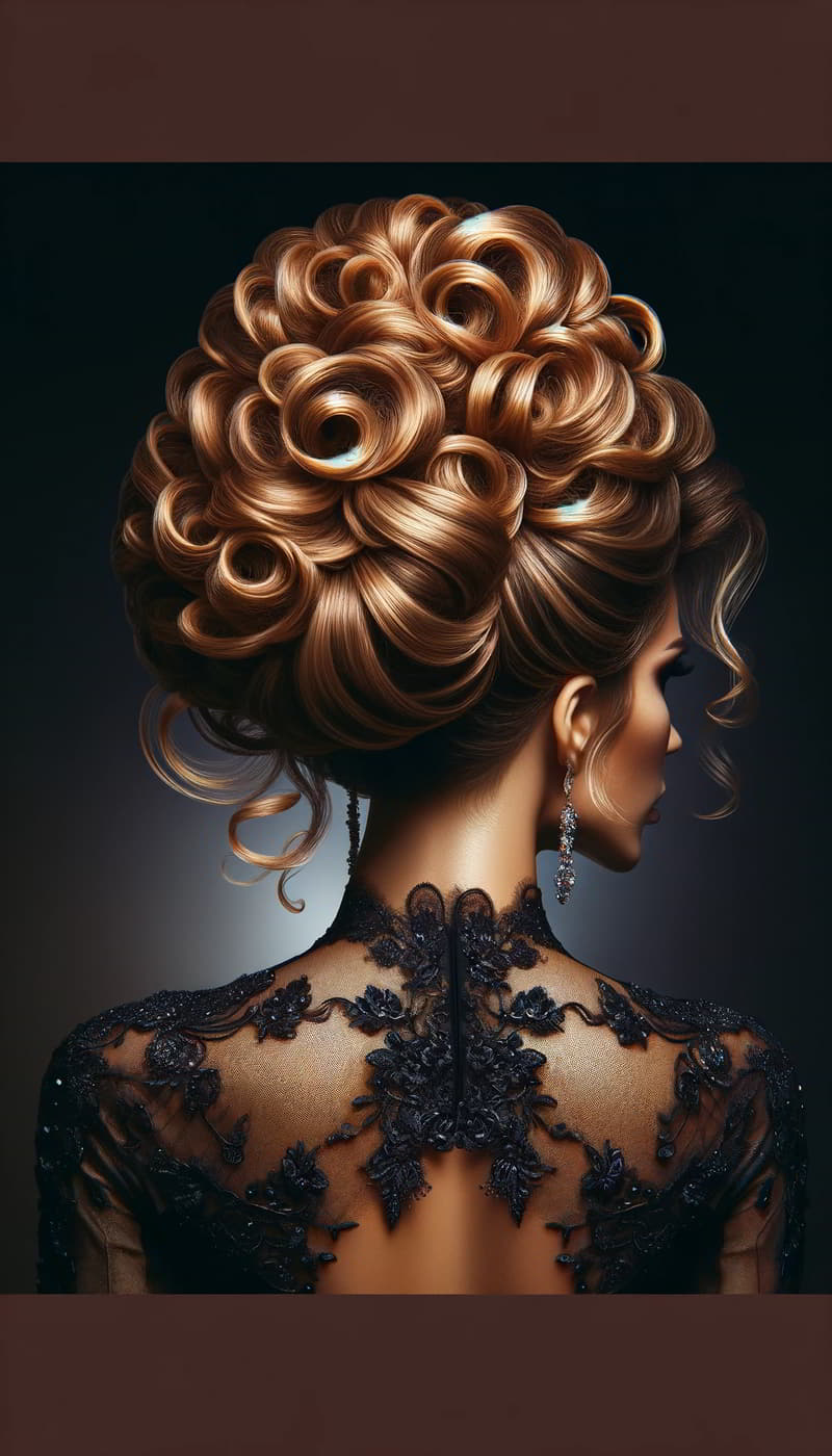 Updo phức tạp