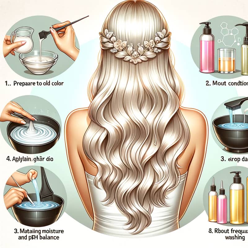 Cách nhuộm và chăm sóc tóc platinum