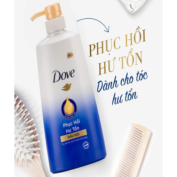 Dầu gội Dove phục hồi tóc hư tổn