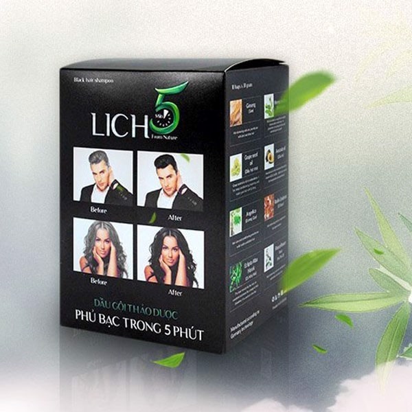 Nhuộm tóc thảo dược Lich5